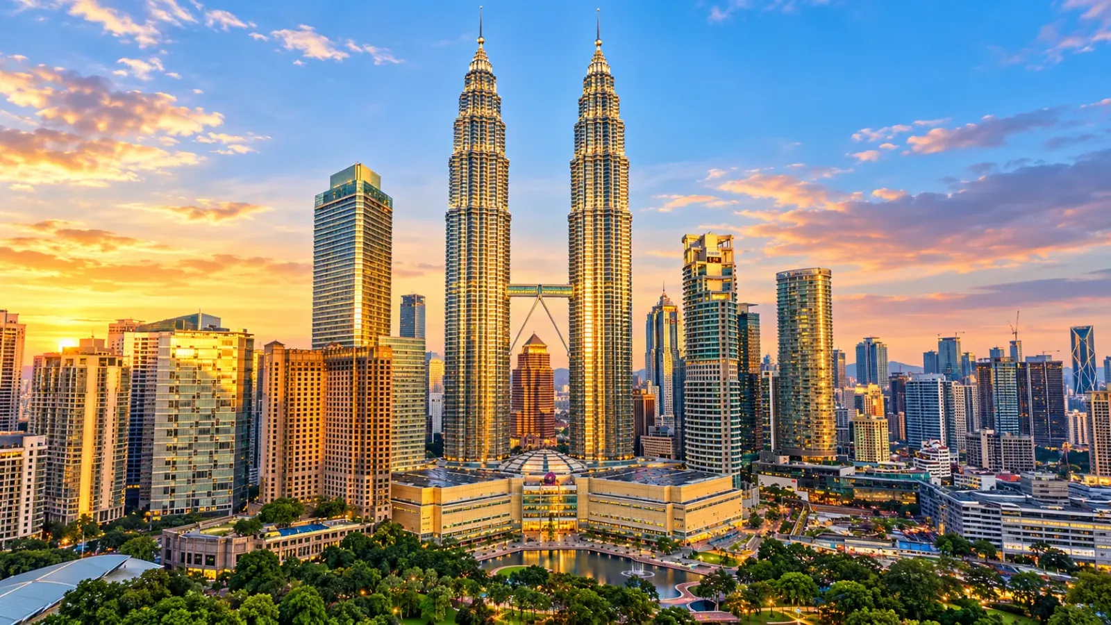 Tháp đôi PETRONAS tại Kuala Lumpur Malaysia