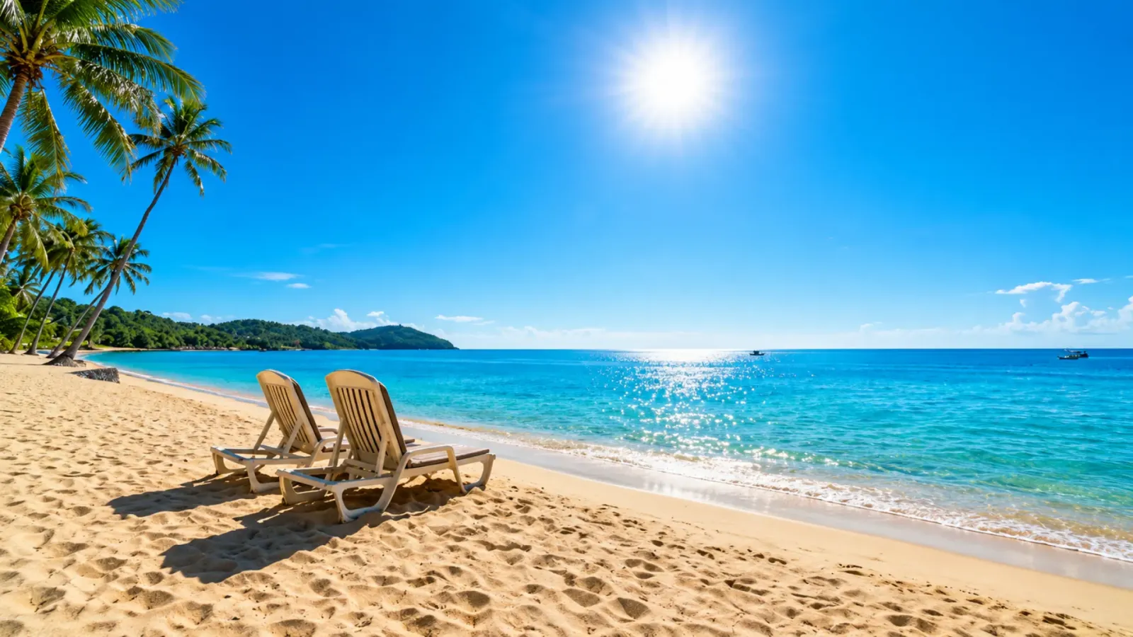 Toàn cảnh bãi cát vàng Sunny Beach bên Biển Đen tại Bulgaria