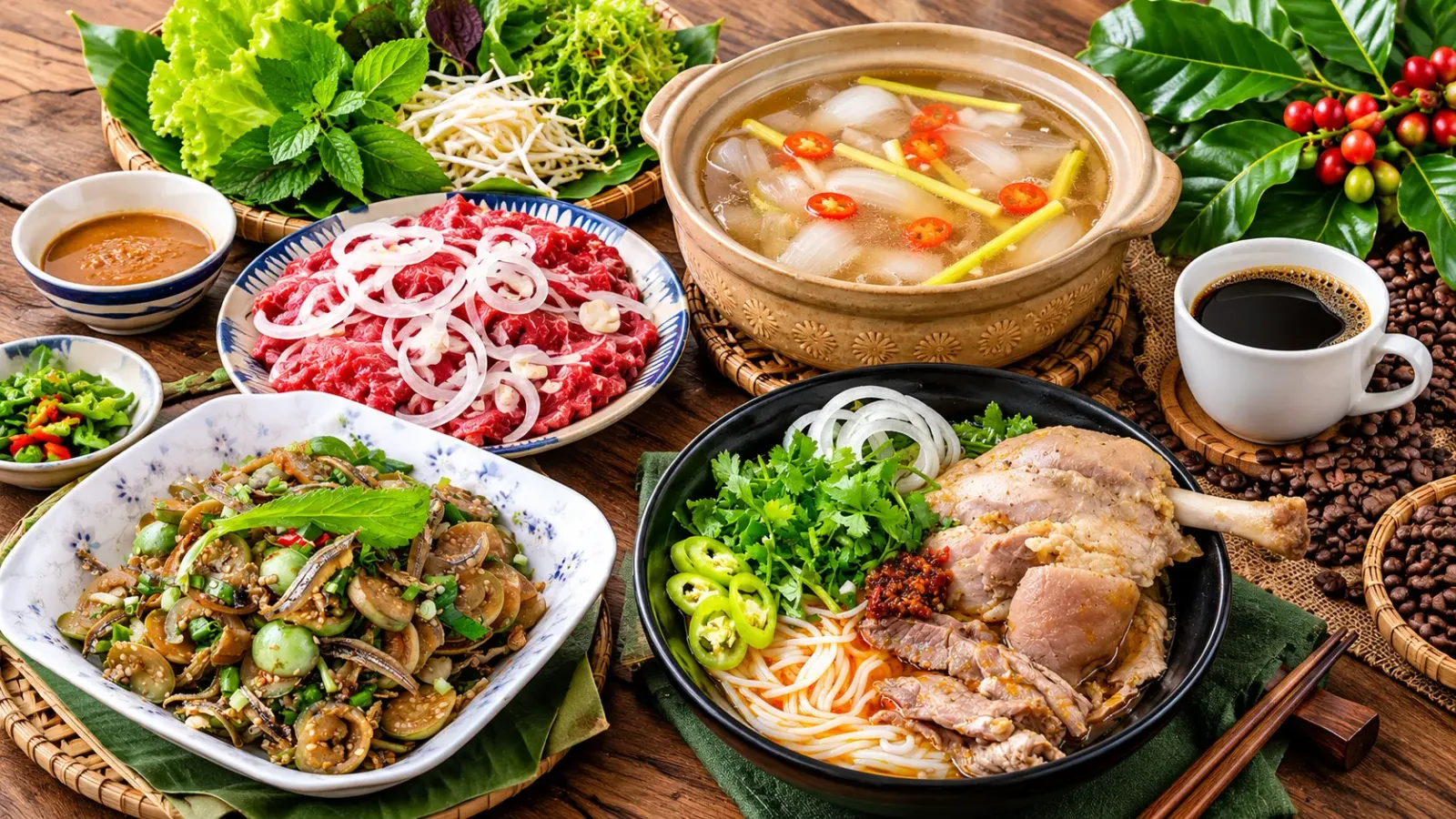 Trải nghiệm đa dạng ẩm thực
