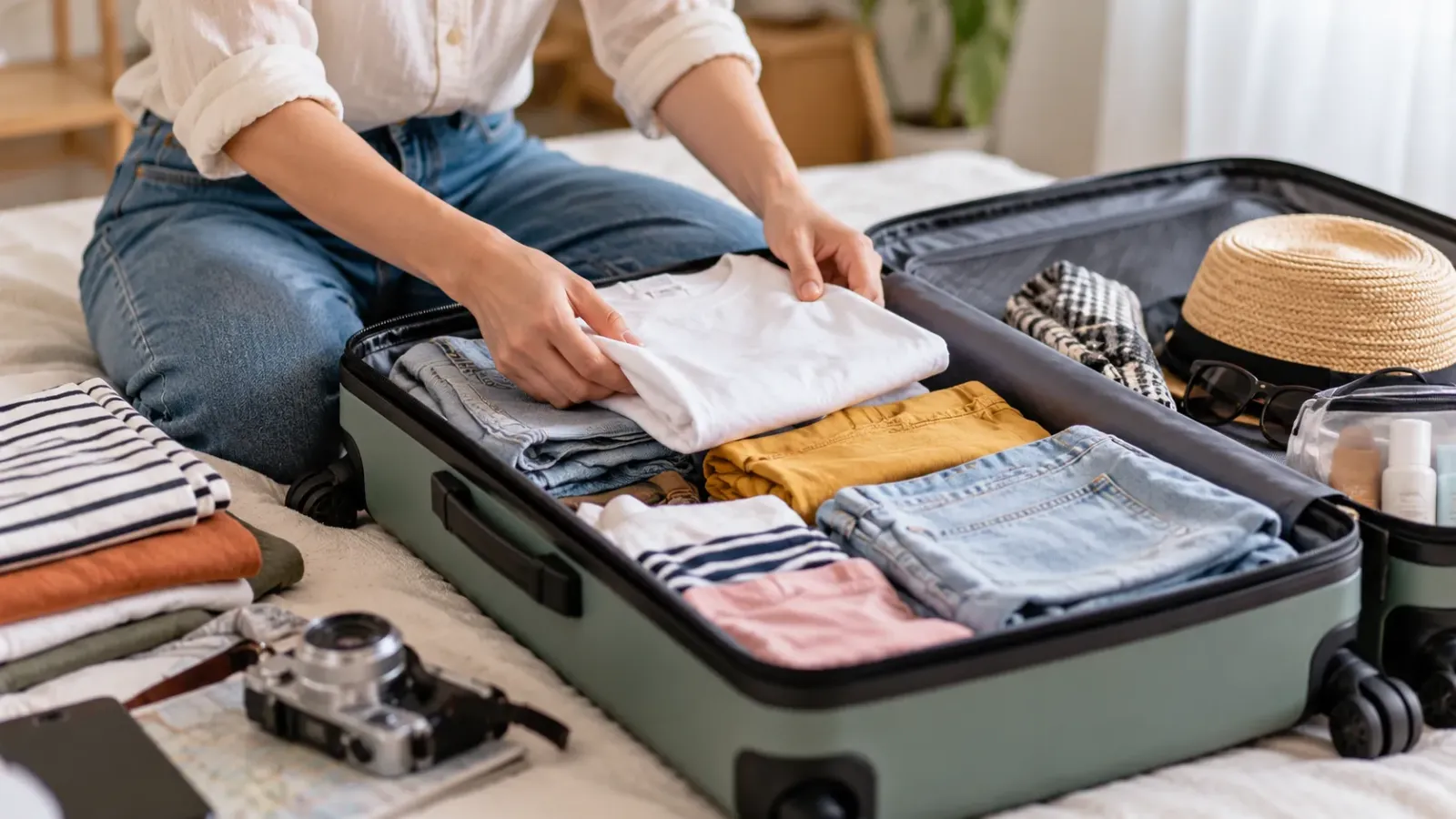 ưu tiên quần áo dễ vận động và phù hợp với thời tiết