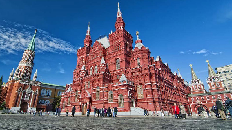 Quảng trường đỏ du lịch Nga