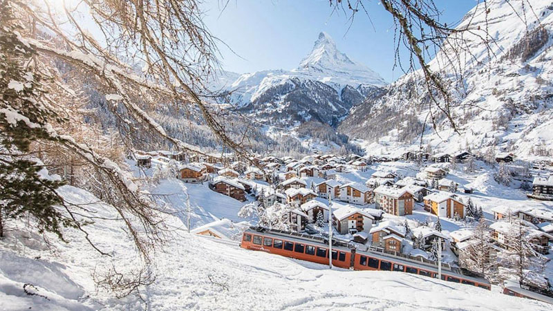 Du lịch Thụy Sĩ mùa đông