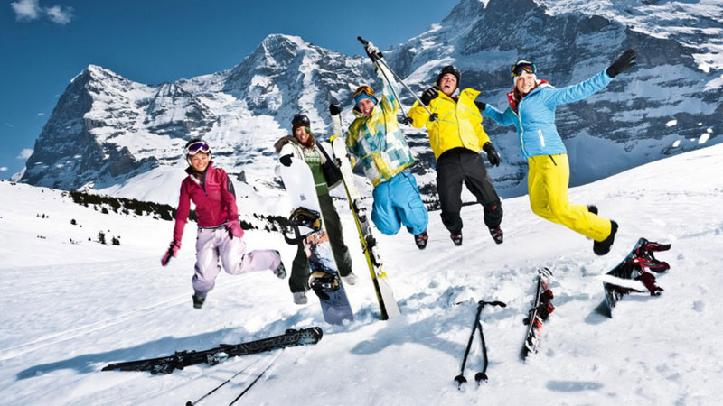 Trải nghiệm trượt tuyết ở Thụy Sĩ
