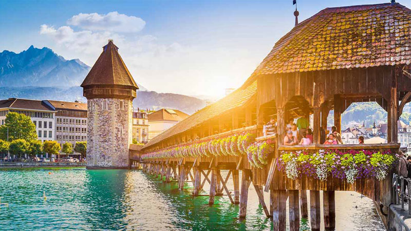Du lịch Thụy Sĩ - Thành phố Lucerne
