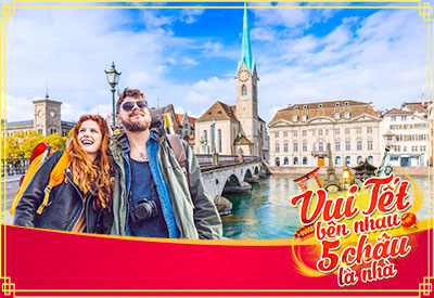 Du lịch Tết Nguyên Đán 2020 - Tour Pháp - Thụy Sĩ - Ý - Vatican từ Sài Gòn giá tốt