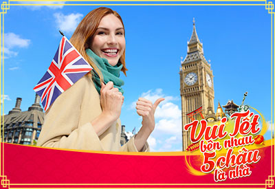 Du lịch Châu Âu - Du lịch Anh Tết Âm lịch 7 ngày 6 đêm khởi hành từ Sài Gòn 2020 giá tốt