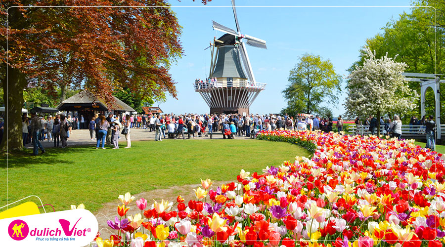 Du lịch Châu Âu - Pháp - Luxembourg - Bỉ - Hà Lan - Đức Lễ hội hoa Keukenhof từ Sài Gòn giá tốt
