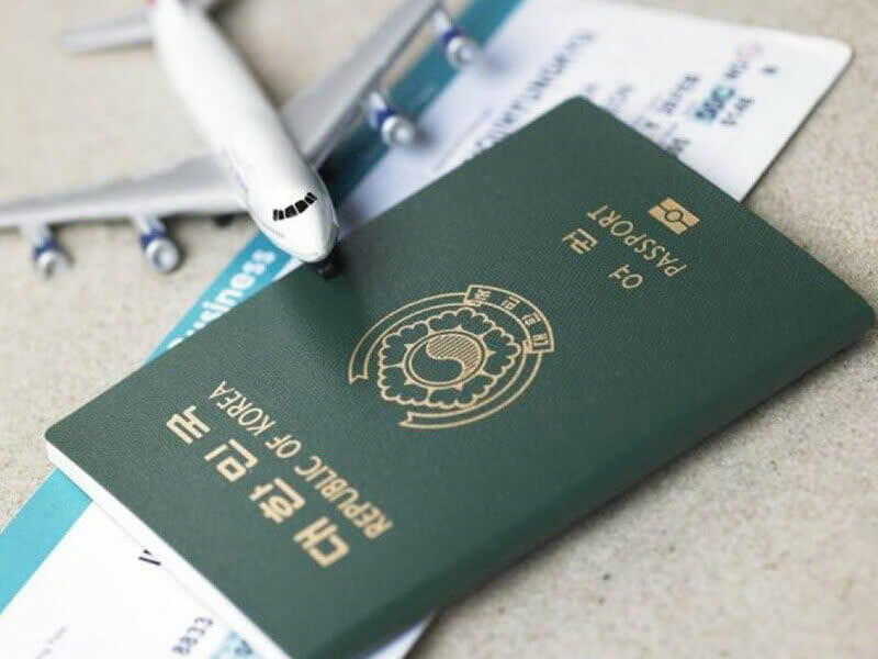 Quốc gia miễn visa khi có visa Hàn