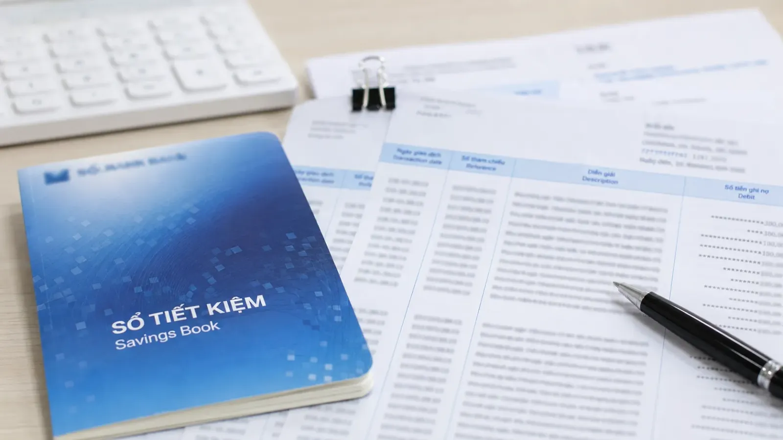 Sao kê ngân hàng và sổ tiết kiệm chứng minh tài chính xin visa Hàn Quốc