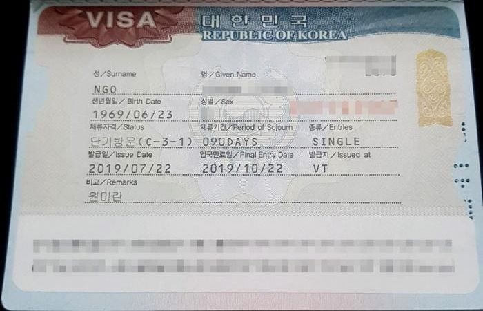 Visa thăm thân Hàn Quốc (C3-1)