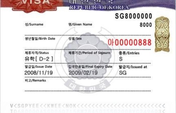 Visa D8 Hàn Quốc