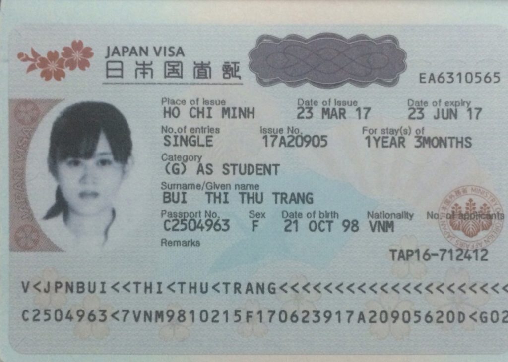 Visa du học Nhật