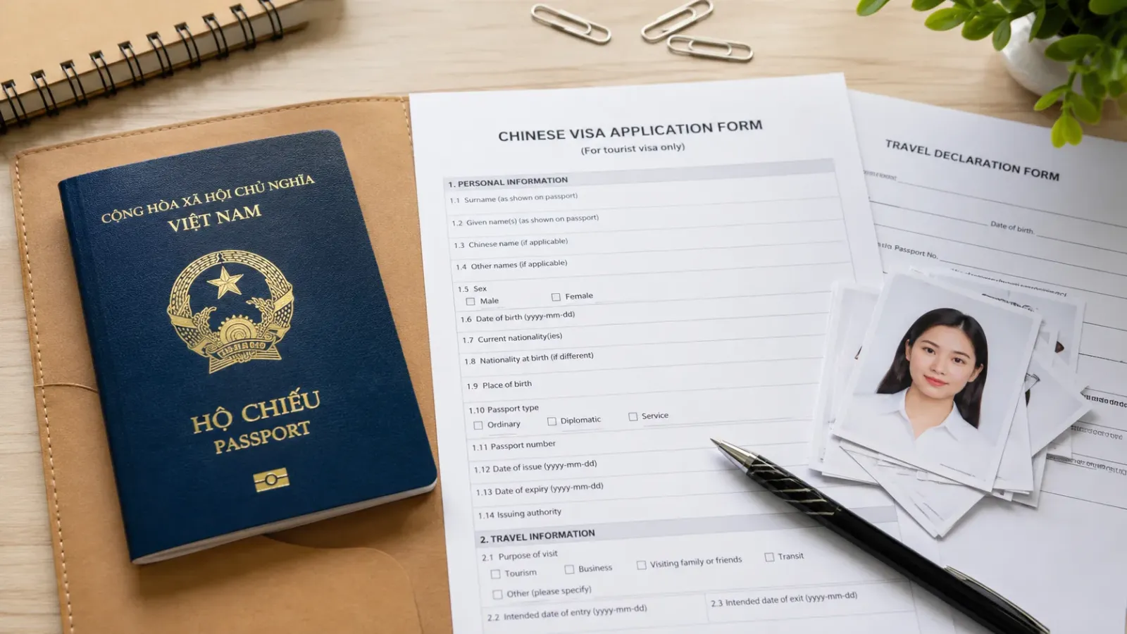 Hồ sơ giấy tờ chuẩn bị đi du lịch Tân Cương