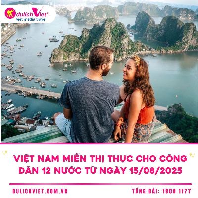 Việt Nam mở rộng chính sách miễn thị thực cho công dân 12 quốc gia châu Âu
