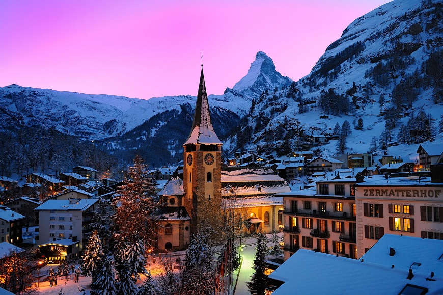 du lịch Thụy Sĩ - Zermatt