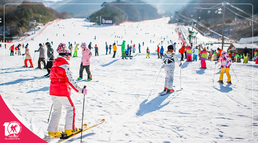 Tour Hàn Quốc mùa Đông trượt tuyết thú vị tại Elysian Ski Resort từ Sài Gòn