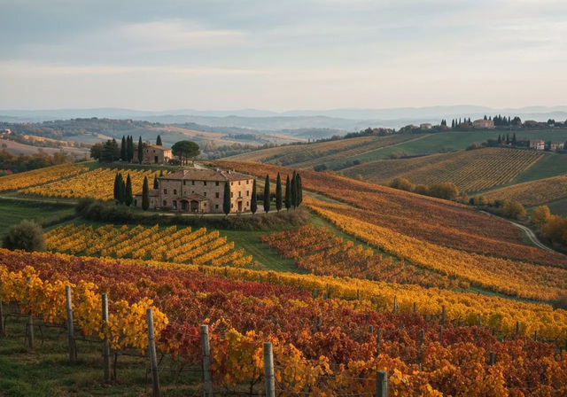 Đây là vùng nông thôn Tuscany, Ý