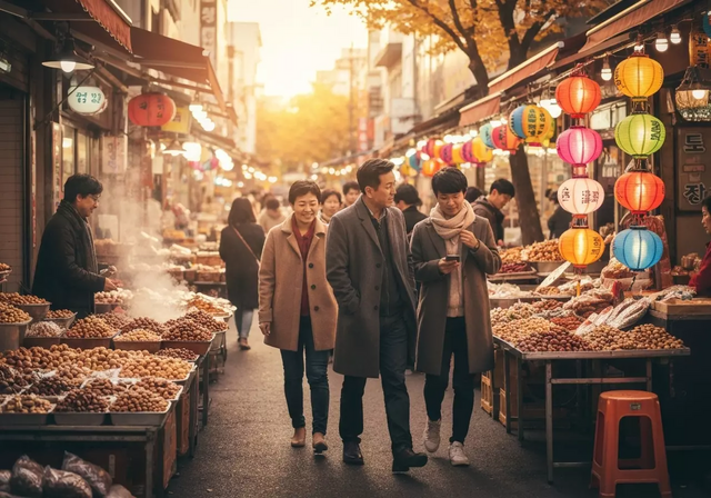 Chợ đường phố Hàn Quốc