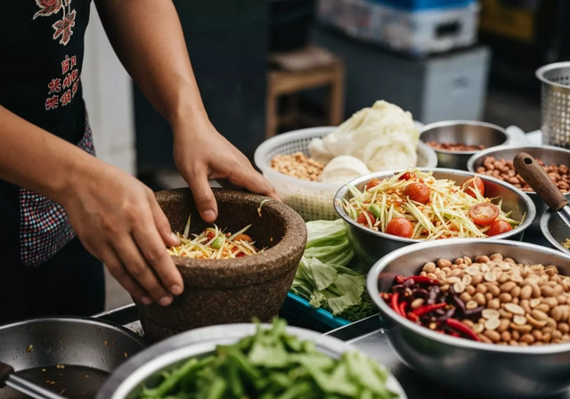 Gỏi đu đủ xanh Som Tum tươi ngon