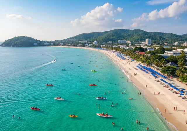 Cảnh quan bãi biển tuyệt đẹp ở Phuket hoặc Krabi