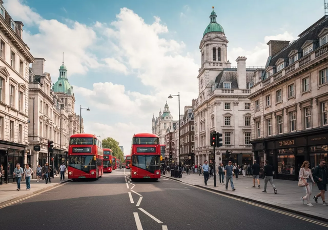 Cảnh quan thành phố London với tháp đồng hồ Big Ben và cầu Westminster