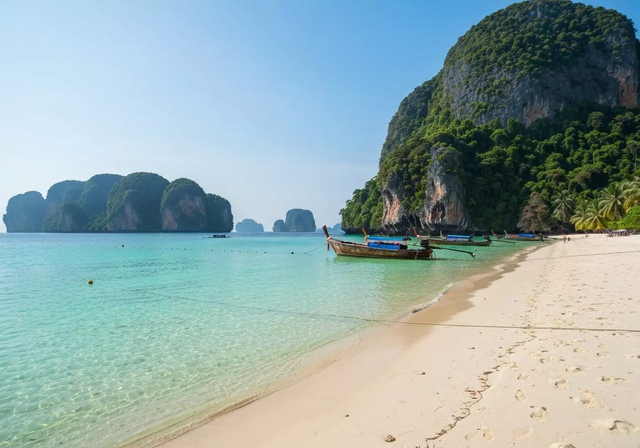 Một khu chợ đêm sầm uất ở Thái Lan với nhiều gian hàng ẩm thực và đồ lưu niệm
