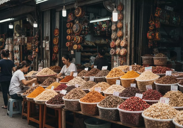 Chợ Đầm Nha Trang với đa dạng các mặt hàng đặc sản và quà lưu niệm