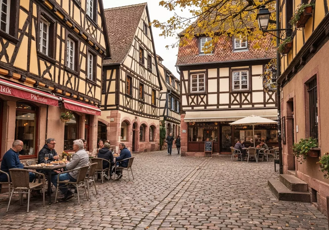 Những ngôi làng cổ tích ở Alsace vào mùa thu