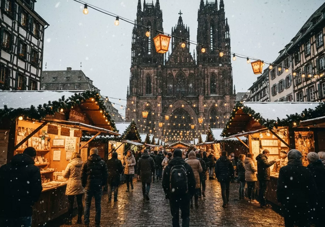 Lâu đài Neuschwanstein phủ tuyết trắng xóa