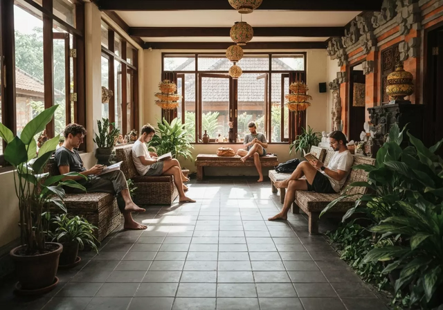 nhà nghỉ ở Bali