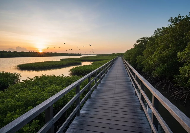 Khu bảo tồn Đất ngập nước Sungei Buloh với thảm thực vật phong phú