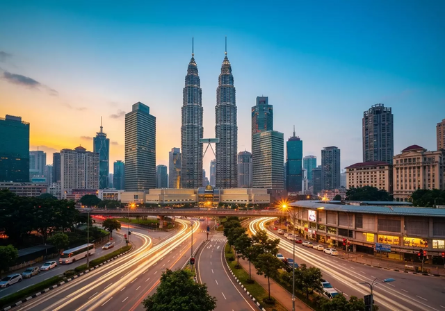 Tháp đôi Petronas ở Malaysia