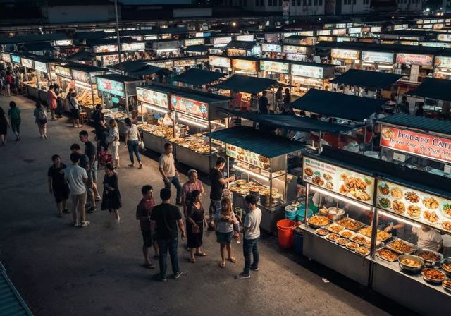 Quán ăn đường Phố ở Malaysia