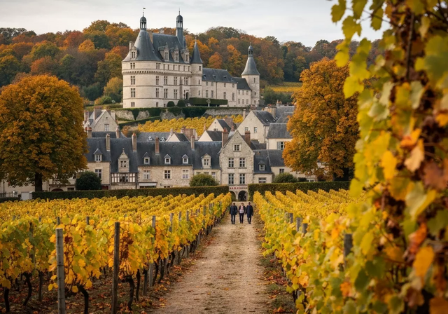 Khung cảnh lãng mạn của Paris vào mùa thu với lá vàng