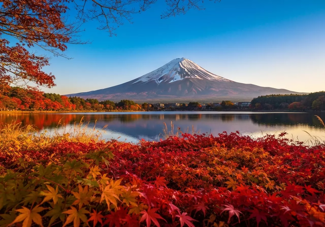Hồ Kawaguchi ở tỉnh Yamanashi