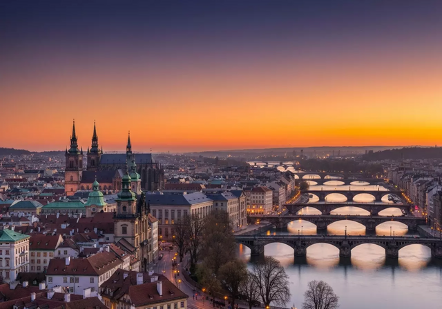 toàn cảnh thủ đô Praha