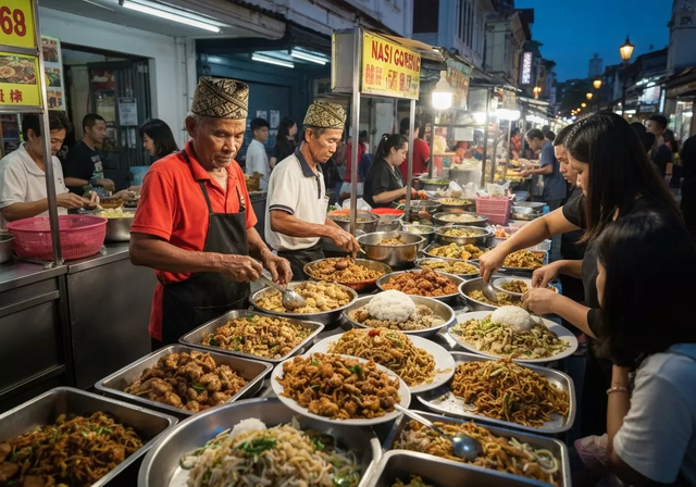 Chợ ẩm thực ở Malayis