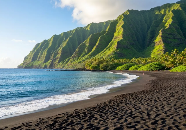 Bãi biển thung lũng Waipio
