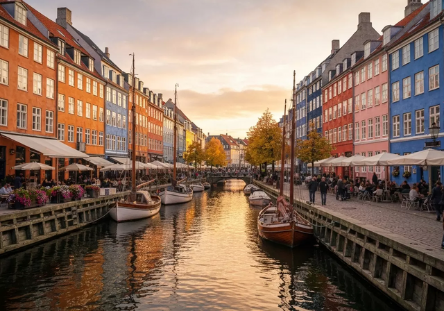 kênh đào Nyhavn ở Copenhagen, Đan Mạch