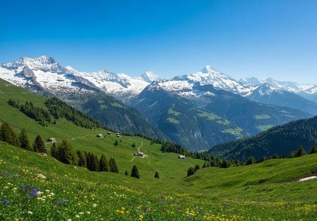 dãy núi Alps tại Thụy Sĩ