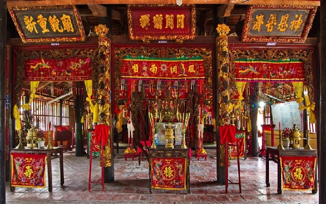 Đình Long Thanh - công trình kiến trúc cổ đặc sắc trong tour Vĩnh Long