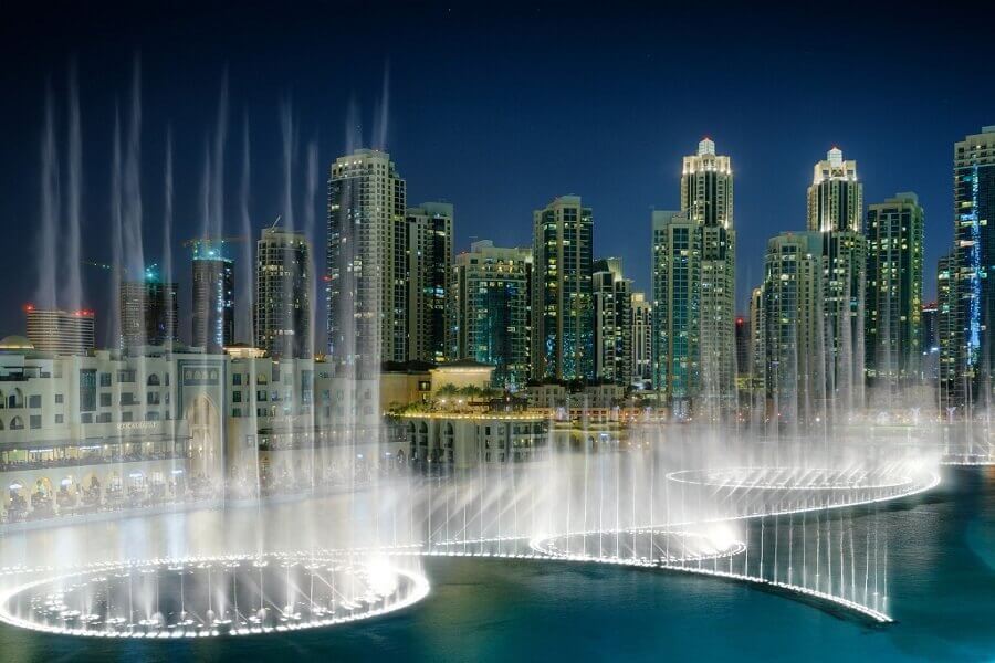 Du lịch Dubai chiêm ngưỡng đài phun nước Dubai