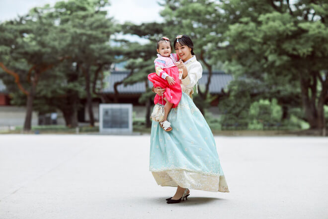 Du lịch Hàn Quốc cùng con nhỏ