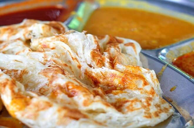 Du lịch Malaysia thưởng thức món Roti canai