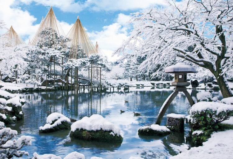 Du lịch Nhật Bản khám phá công viên Kenrokuen