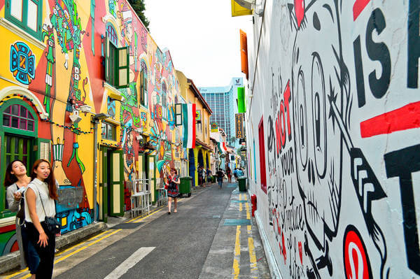 Khu Haji Lane - Điểm du lịch Singapore năng động