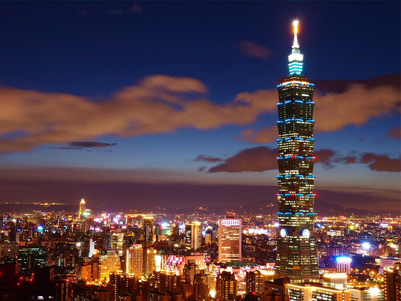 Du lịch Đài Loan - Tháp Đài Bắc