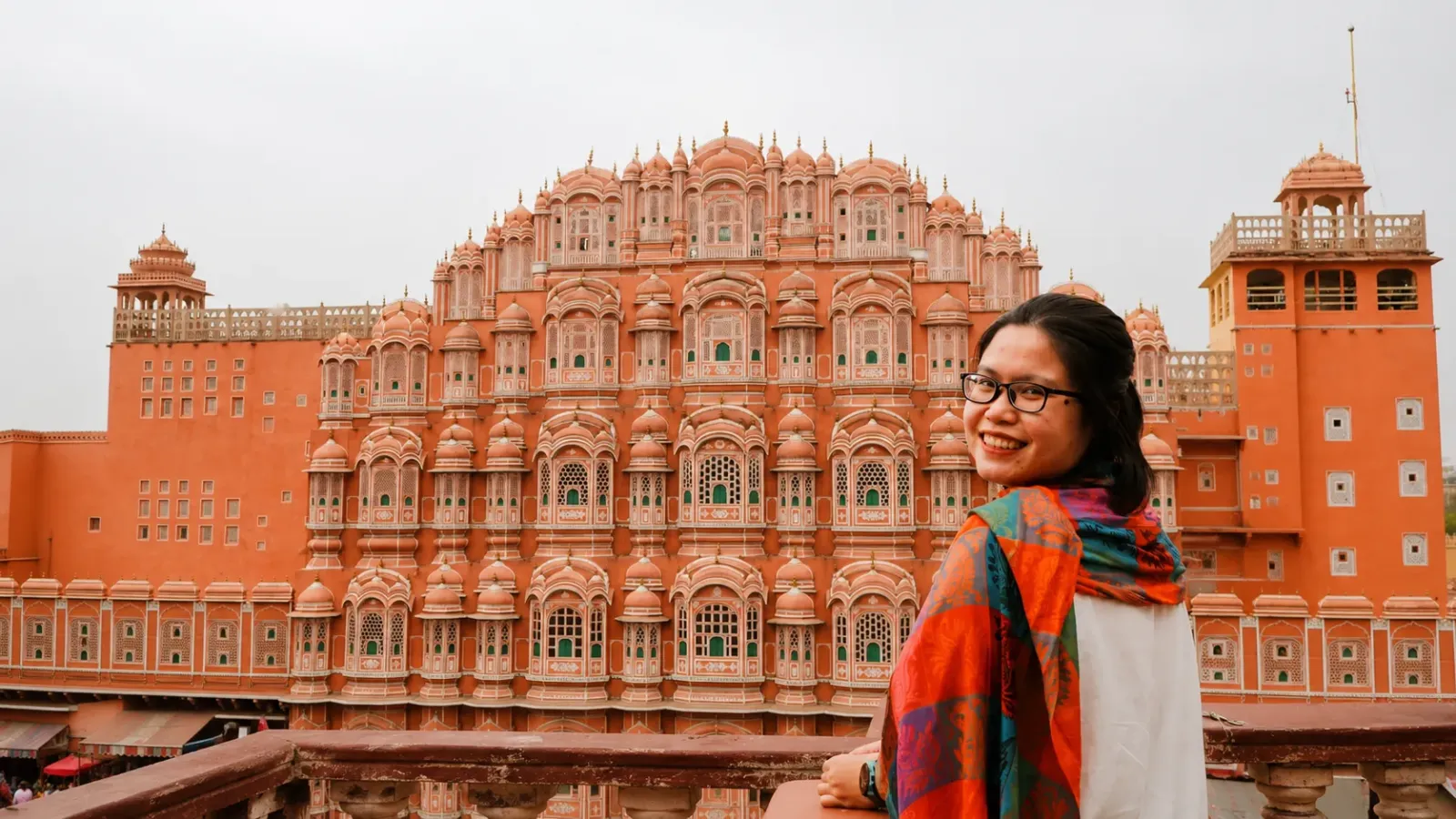 Hawa Mahal tại thành phố Jaipur Rajasthan