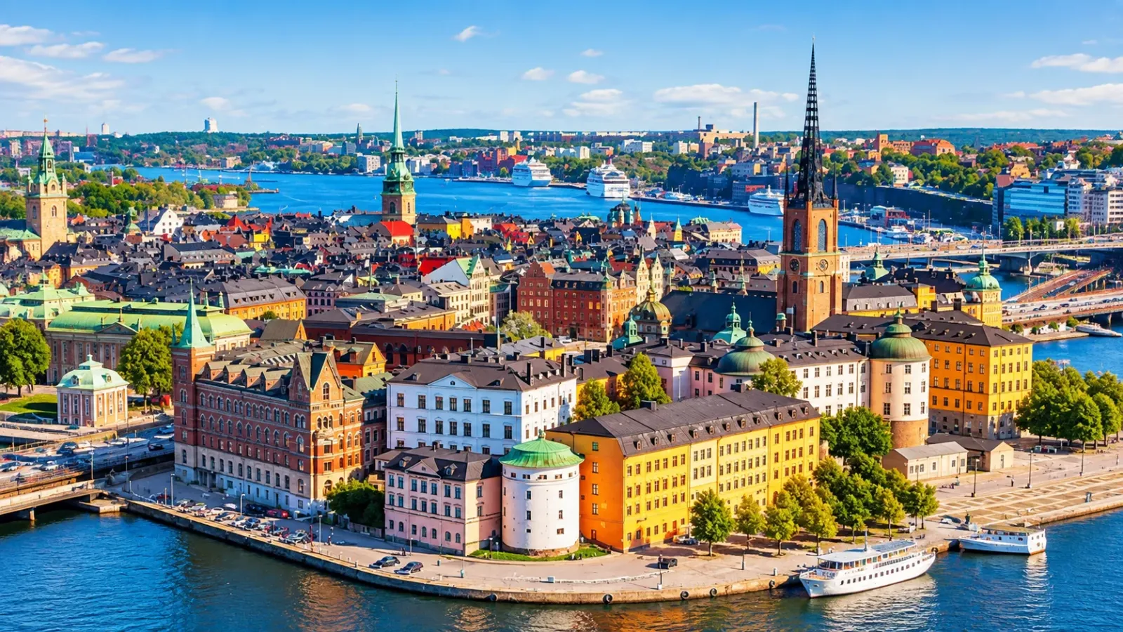 Khu phố cổ Gamla Stan tại Stockholm Thụy Điển