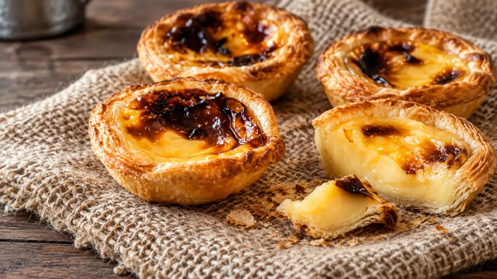 Bánh Pastel de Nata truyền thống của Bồ Đào Nha